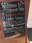 Tremont Cafe Creamery menu