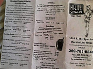 Hi-lite (seasonal) menu