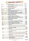 Le Palace D'asie menu