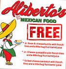 Alibertos menu