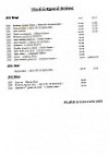 Auberge De Phaffans menu