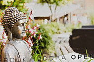 Rock Buddha outside