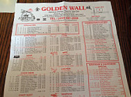 Golden Wall menu