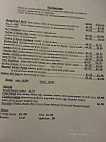 Greensfields Cafe menu