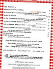 La Guinguette de Neuilly menu