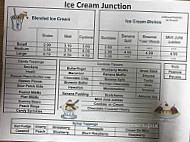 Ice Cream Junction menu