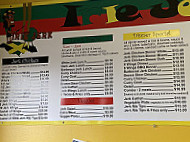 Irie Jerk Hut menu