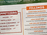 Cafe Rio Mexican Grill menu