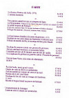 Au Relais du Porhoët menu