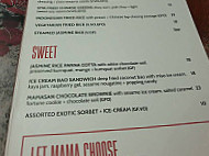 Mamasan Kitchen menu