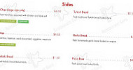 Ayhan's Turkish Cafe menu