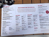 Oakfire menu