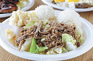 L L Hawaiian Barbecue food