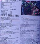 Thai Chada menu