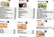 Sushi Express menu