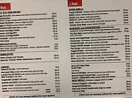 Redz Cafe menu