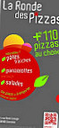 La ronde des pizzas menu