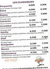 Le Comptoir A Pizzas menu