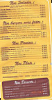 Pizza Du Centre menu