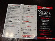 Sazio menu