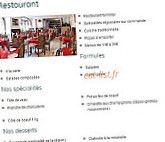 Restaurant le Lion d'Or menu