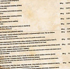 Steak House menu