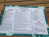 Commodore Hotel menu