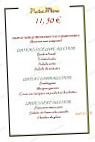 La Perle du Maroc menu