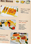 Sushis Tokyo menu