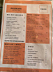 Burgers on William menu