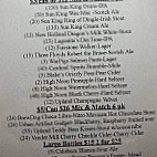 One Ten Craft Meatery menu