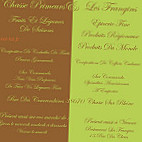 Les frangins menu