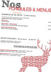 La Maison Rouge menu