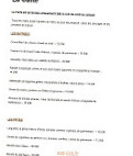 Le Bistrot Provencal menu