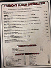 Tremont Cafe Creamery menu