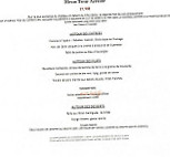 Aux Tours Du Chateau menu