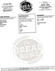 The Bread Bowl menu