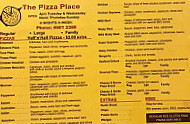 The Pizza Place menu