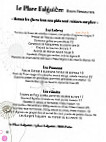 Le Place Falguiere menu