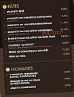 Pizzeria Carlina menu