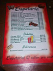 Espetaria Cotta menu