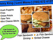 Dairy King menu