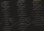 Wilhelmina's menu