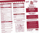 Jaipur Palace menu