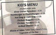 Dixie Pan menu