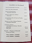 Berggasthof Almhütte menu