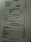 Little Bambinos menu