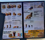 Mcdonald's menu