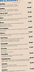 Coté Pizza menu