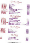 Le Bistrot D'Alice menu